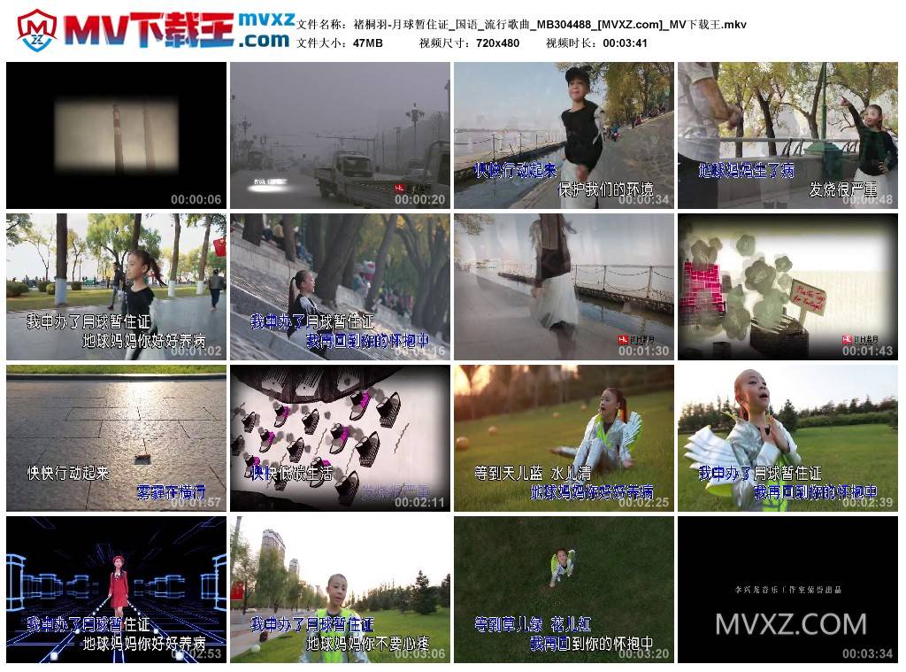 禇桐羽-月球暂住证_国语_流行歌曲_MB304488